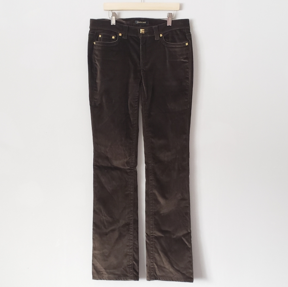 Roberto Cavalli Velvet Trouser Pant